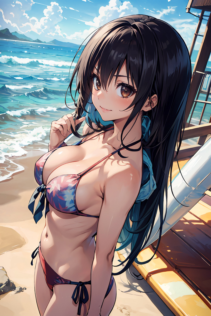 gái xinh mặc bikini anime hd xinh