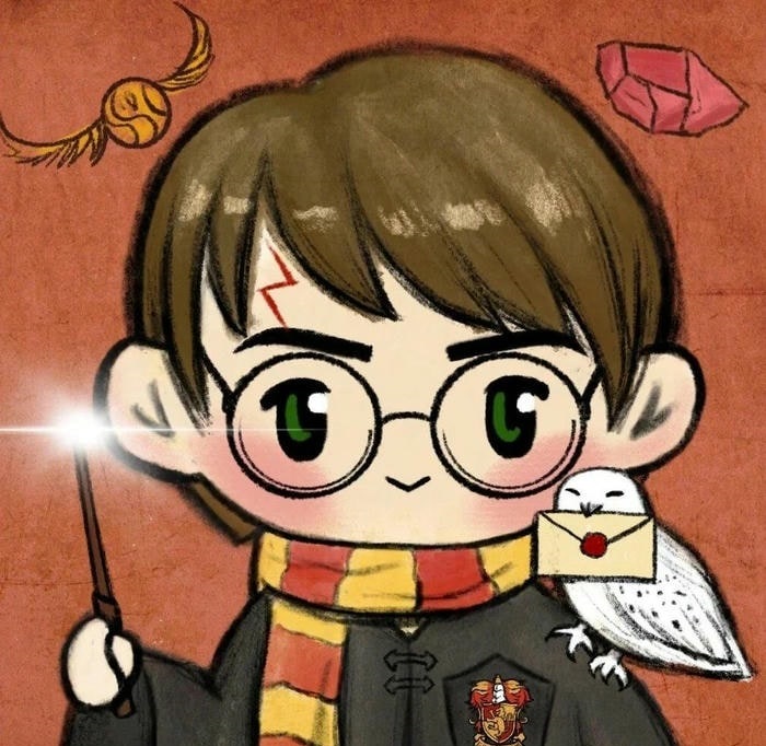 hình ảnh harry potter chibi nam