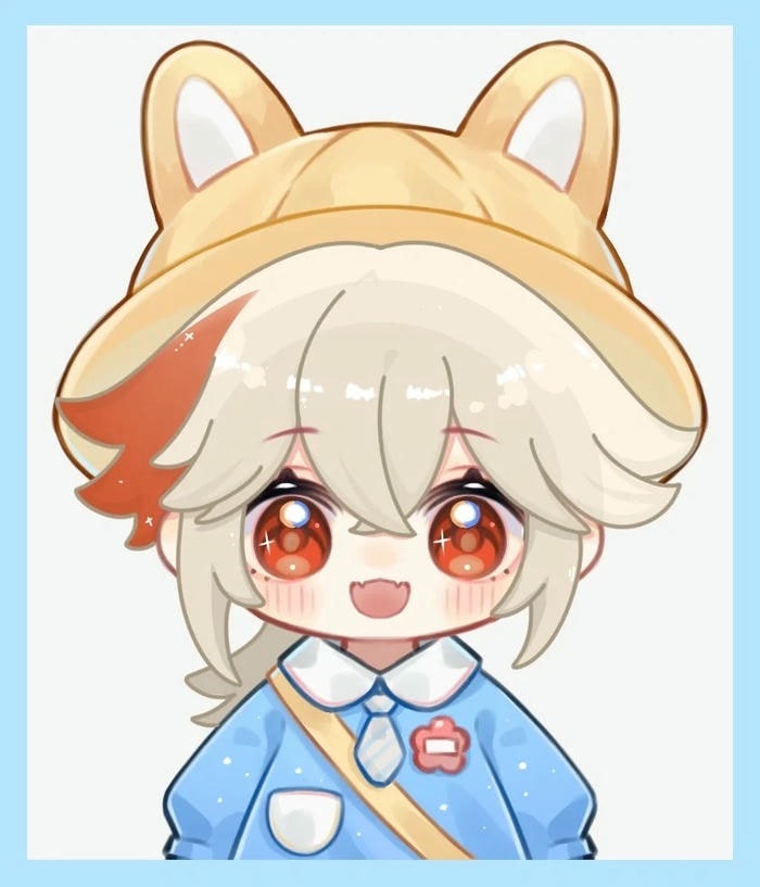 hình ảnh kazuha chibi kid