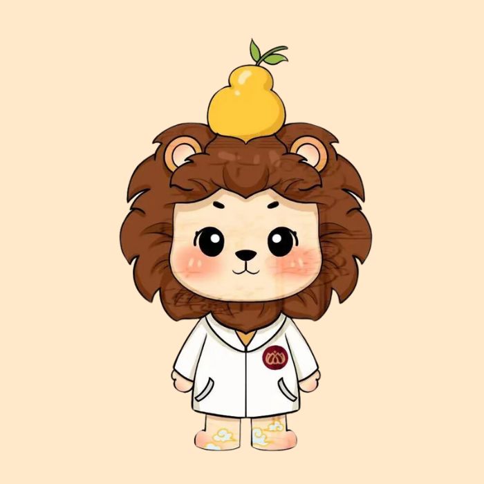 hình ảnh sư tử chibi hd cute