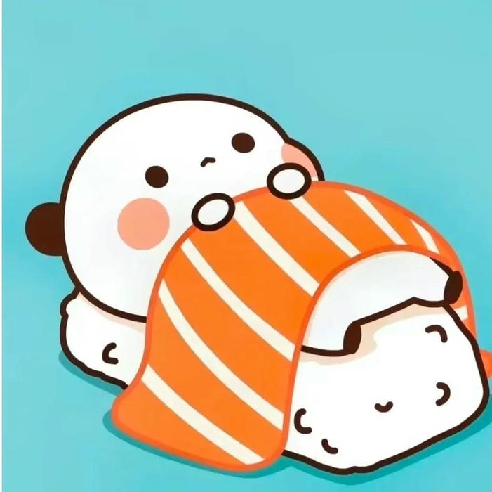 hình ảnh sushi chibi gấu hài