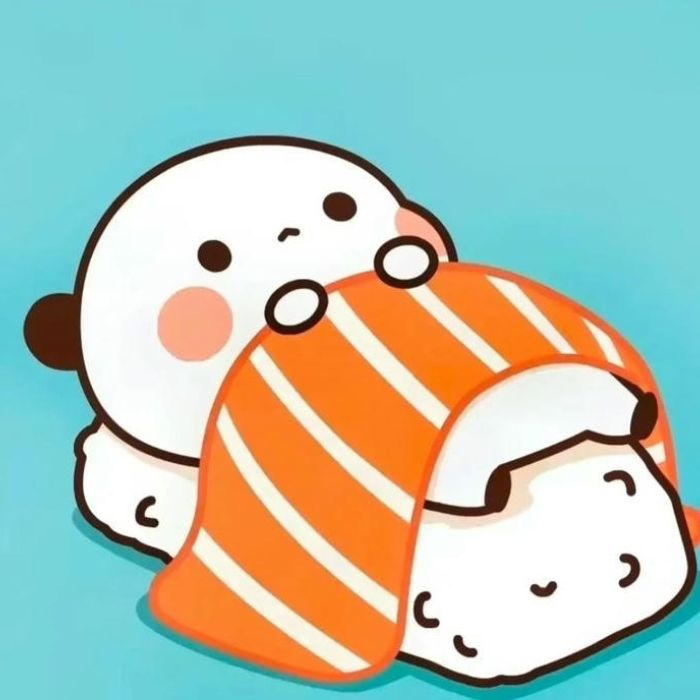 hình ảnh sushi chibi gấu