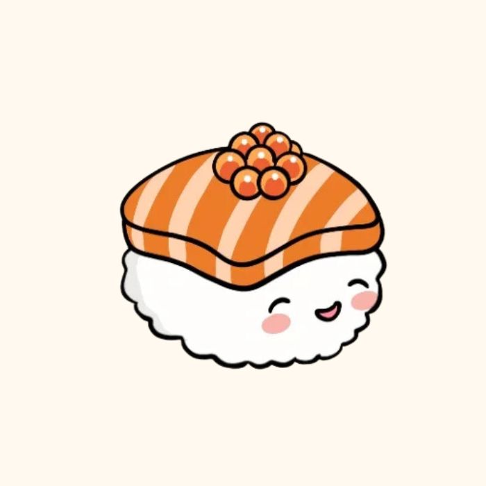 hình ảnh sushi chibi