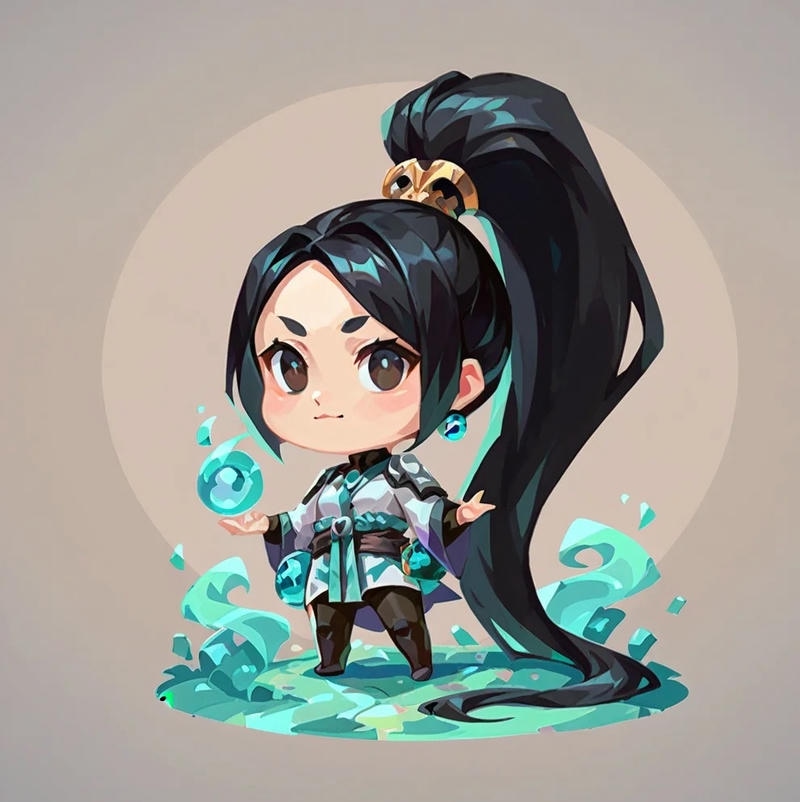 hình cô gái chibi