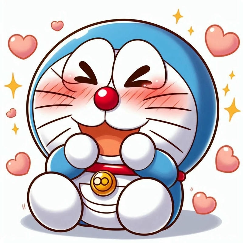 hình doraemon chibi