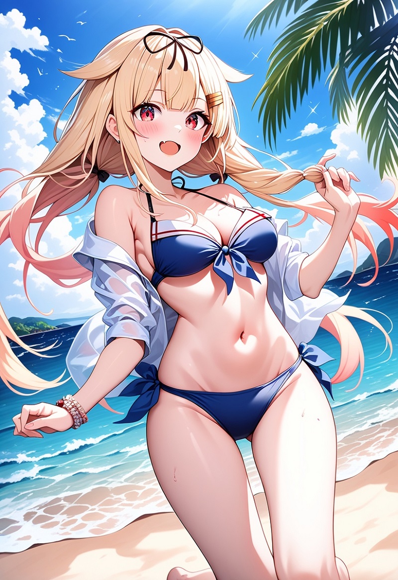 hình nền anime mặc bikini full hd