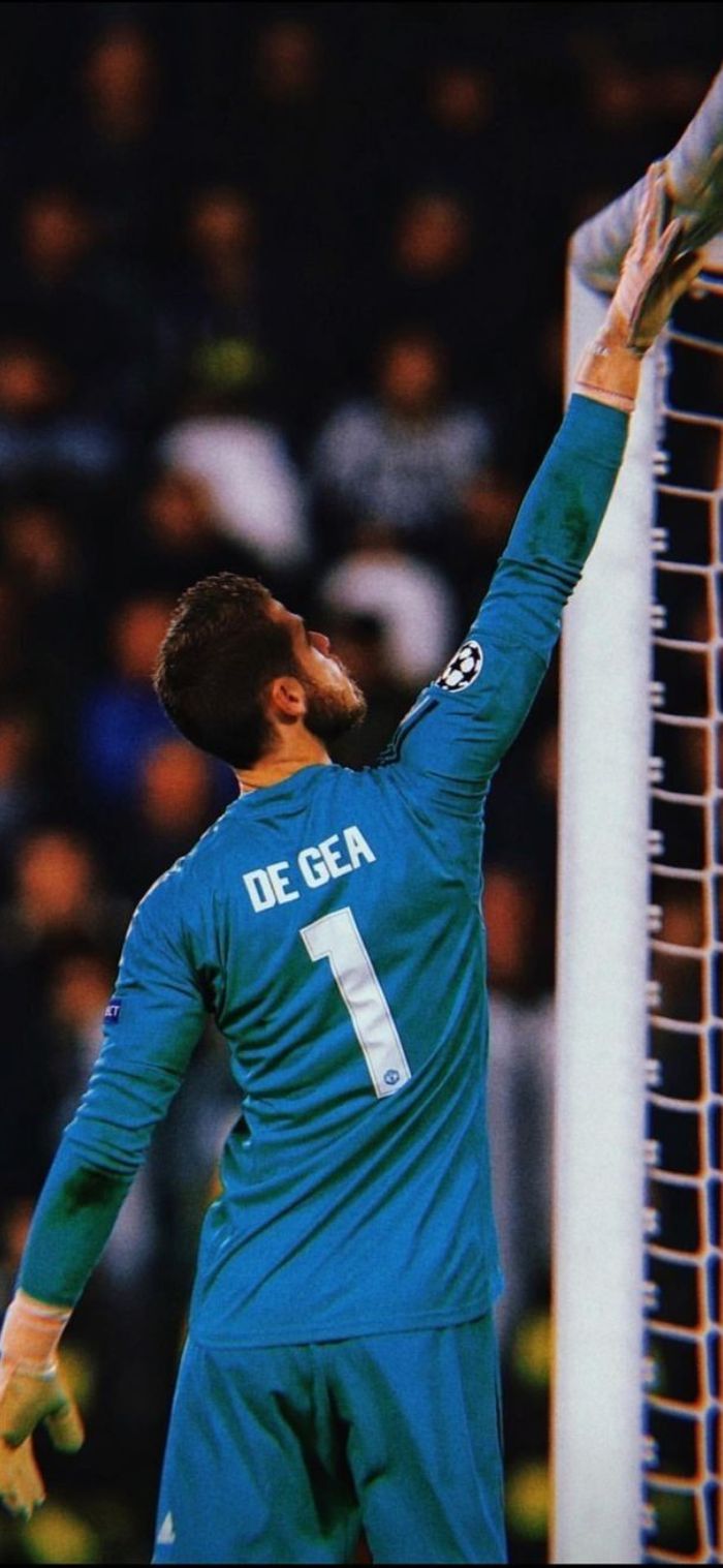 hình nền bóng đá de gea trên sân