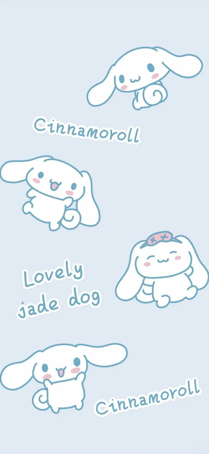 hình nền cinnamoroll chibi cho điện thoại cute