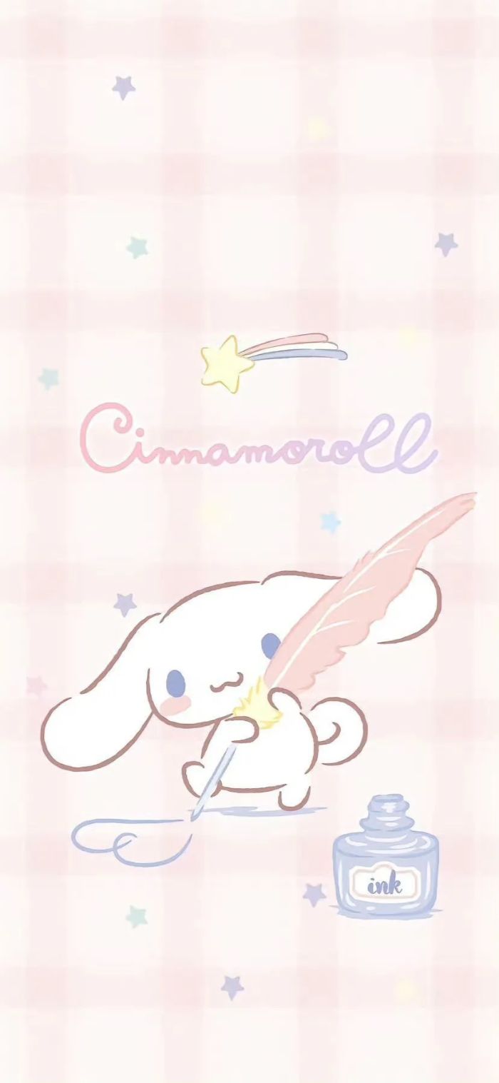 hình nền cinnamoroll chibi dễ thương