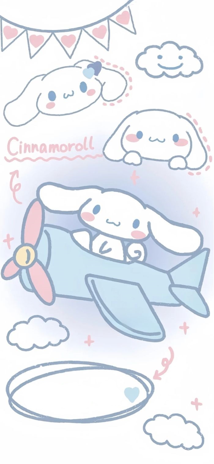 hình nền cinnamoroll cute ảnh chibi đẹp