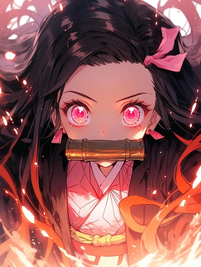 hình nền nezuko cute