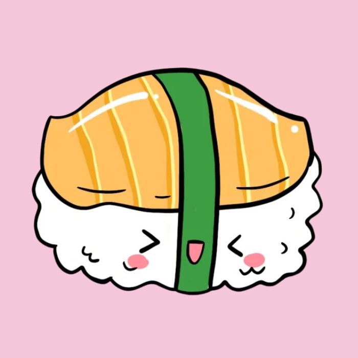 hình sushi chibi đẹp