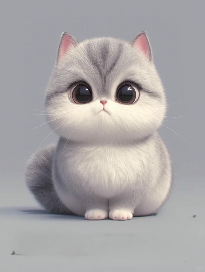 mèo chibi cute dễ vẽ