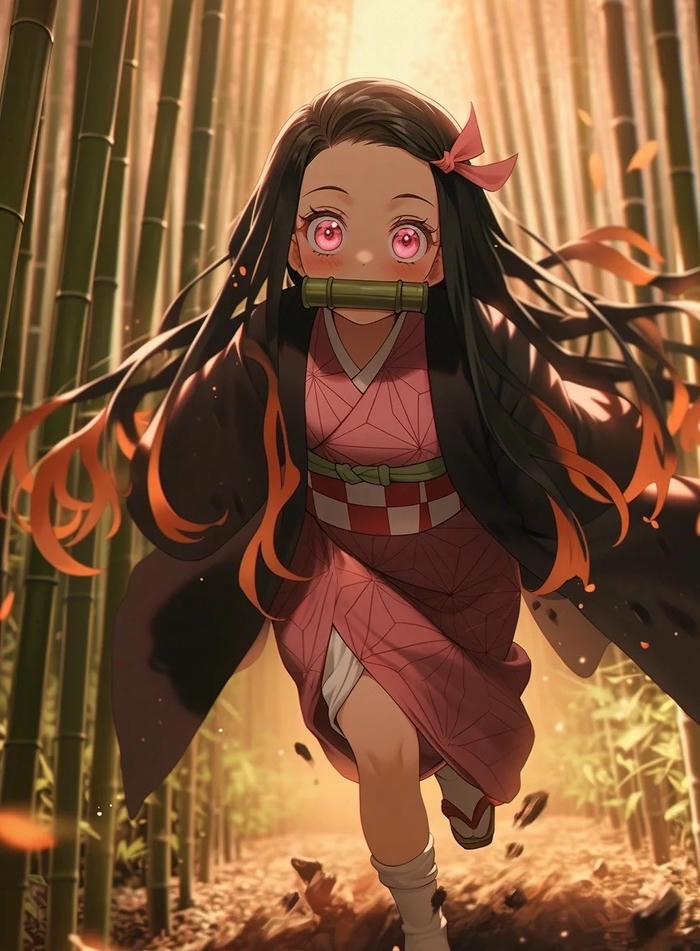 nezuko cute chibi