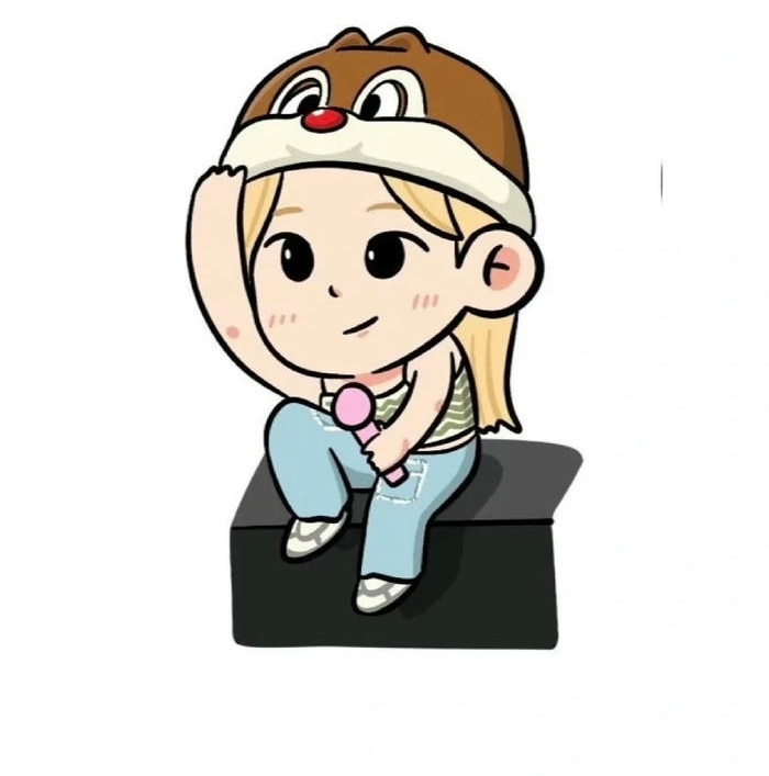 rosé chibi