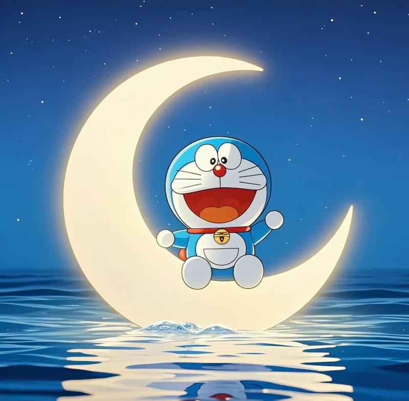 vẽ doraemon cute chibi