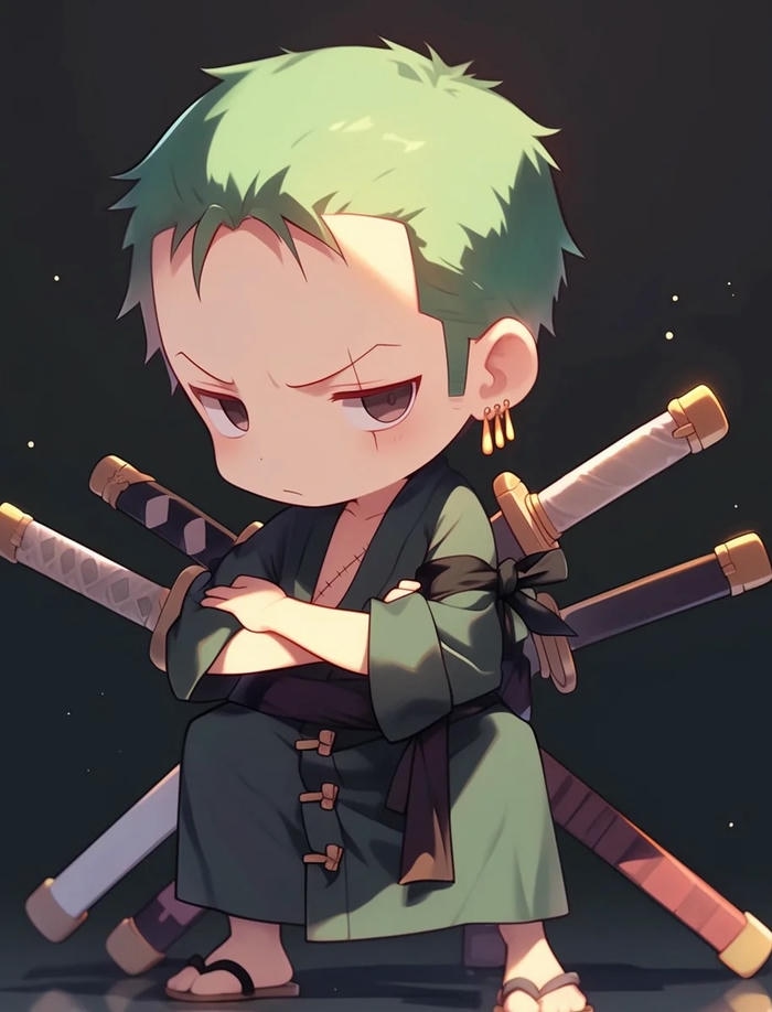 vẽ zoro cute