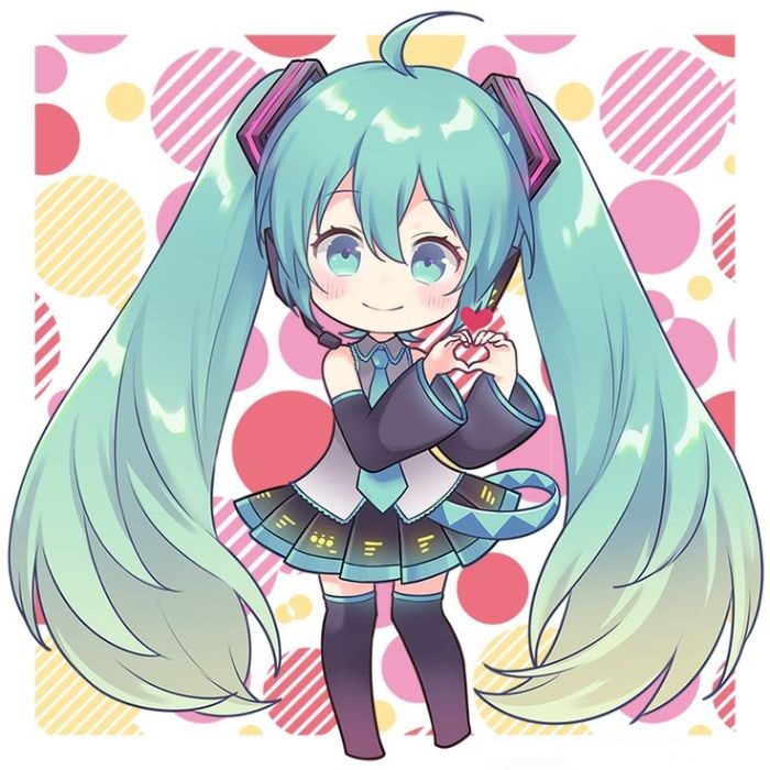 ảnh anime miku chibi