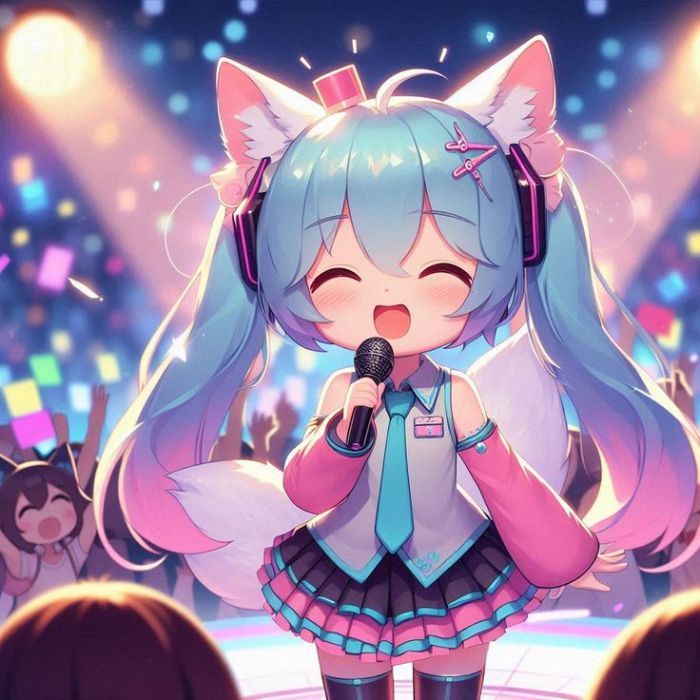 ảnh anime miku