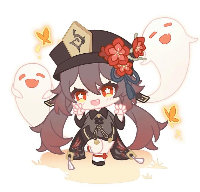 ảnh chibi Hutao xinh gái