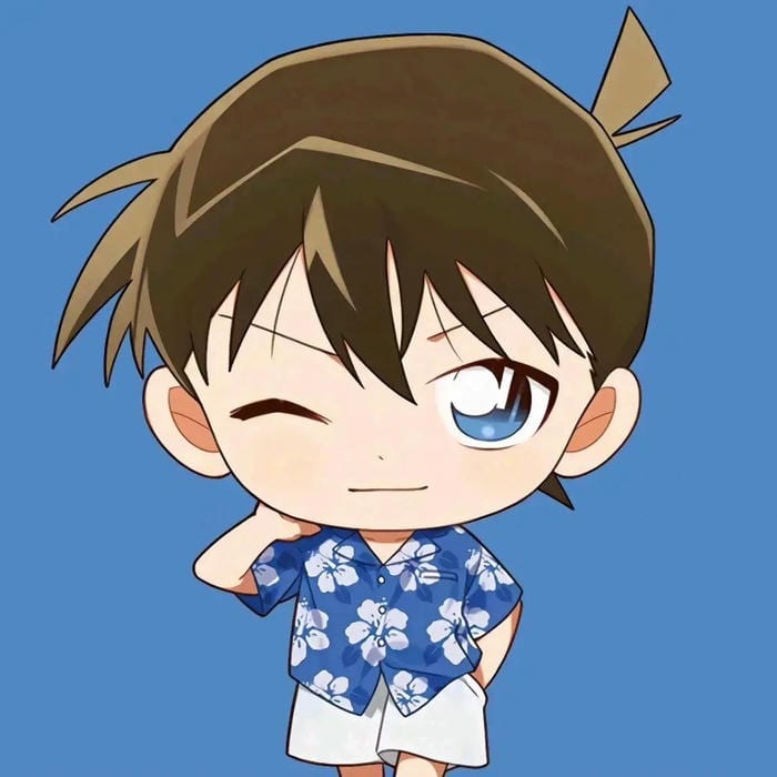 ảnh conan chibi dễ thương