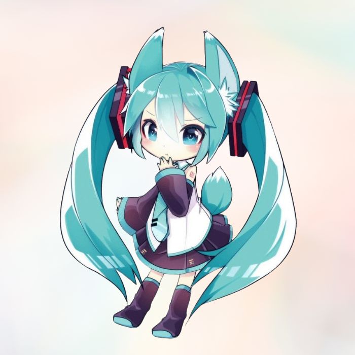 ảnh miku chibi