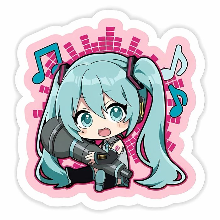 hình ảnh anime hatsune miku chibi