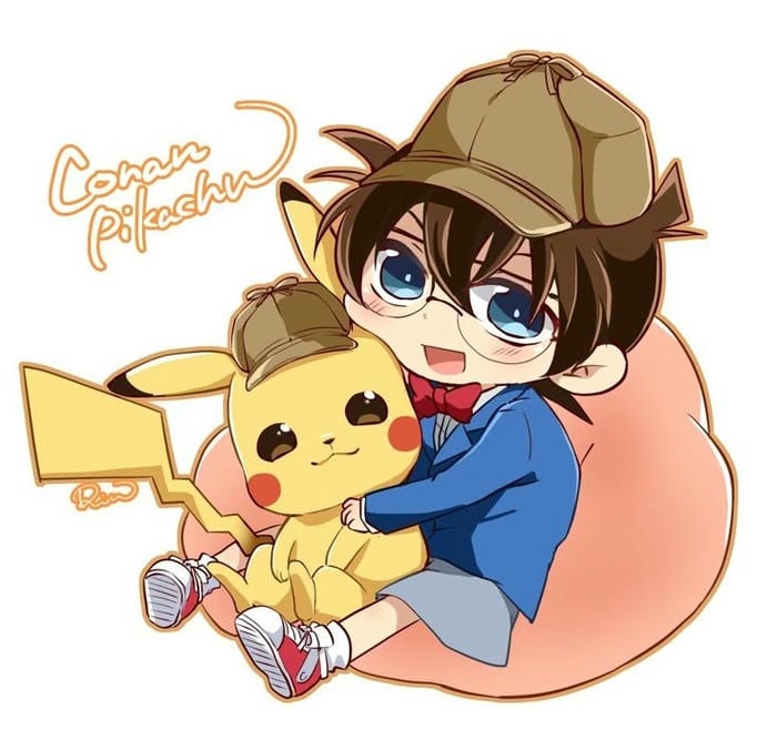 hình ảnh chibi Conan đáng yêu