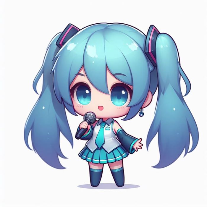 hình ảnh chibi Miku đẹp