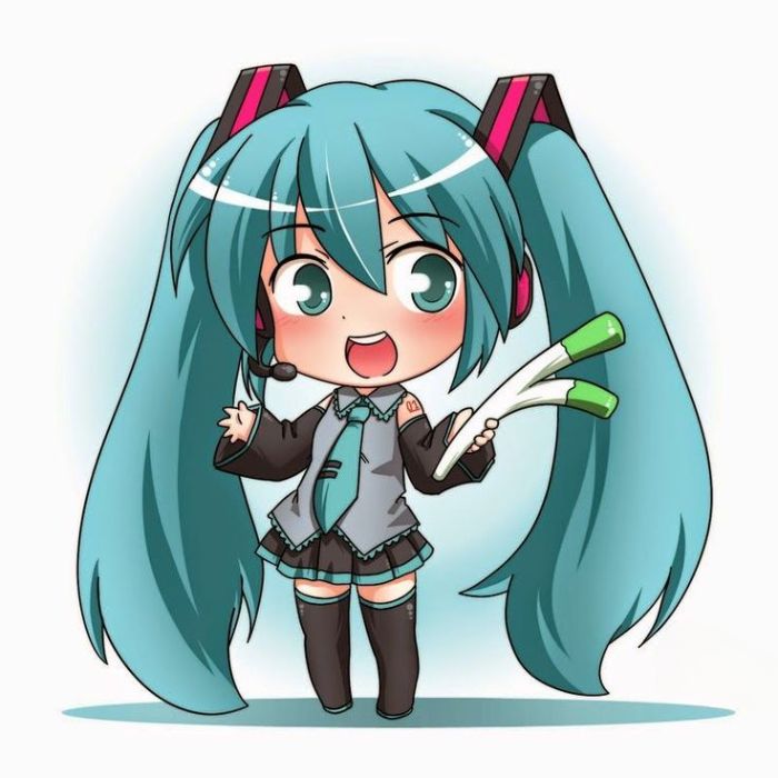 hình ảnh hatsune miku chibi đẹp