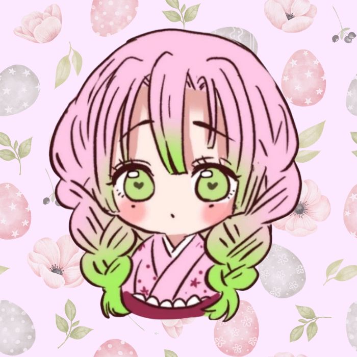 hình ảnh mitsuri chibi làm avatar