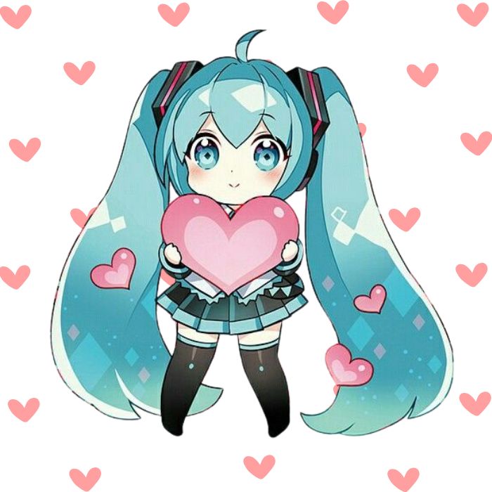 hình anime miku đáng yêu