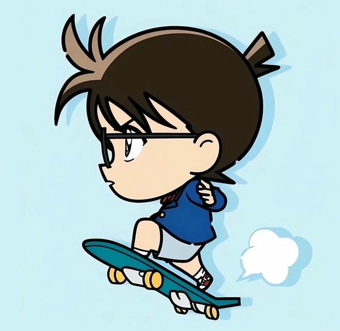 hình chibi conan dễ thương