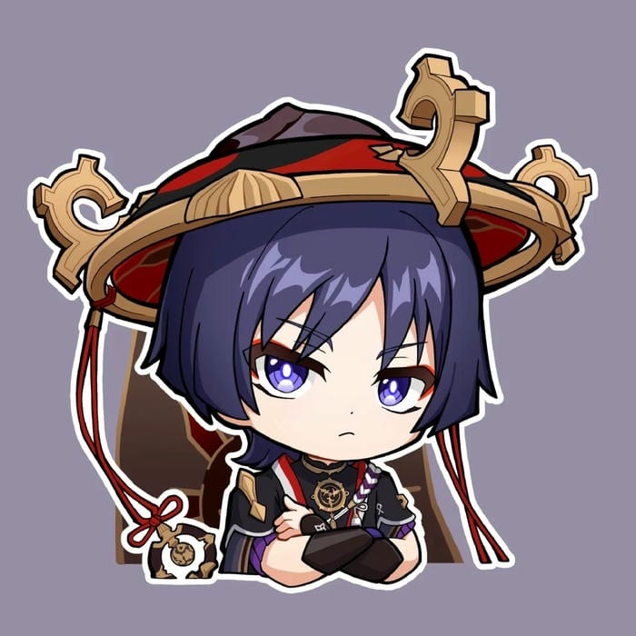 hình genshin scaramouche chibi cute