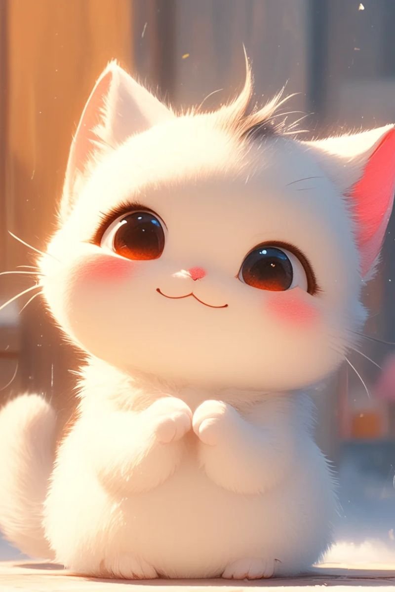 ảnh avata con mèo cute 4k