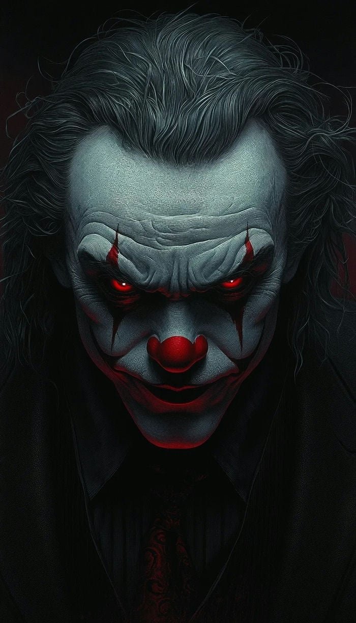 hình nền chú hề joker 4k