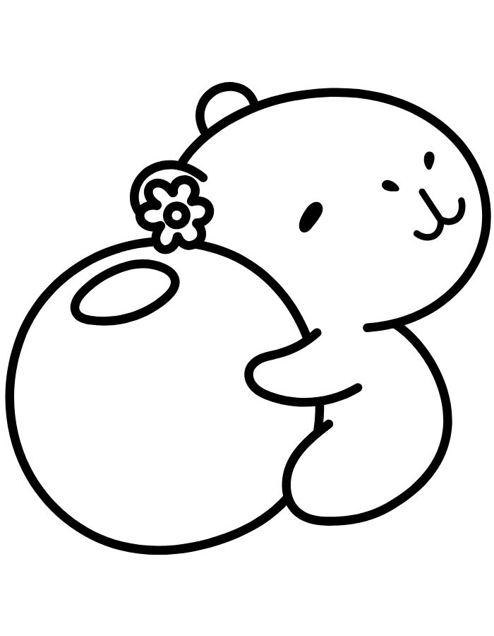 tô màu tranh capybara