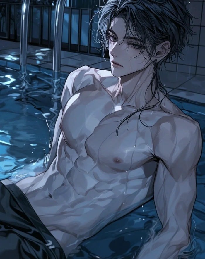 trai anime cơ bắp