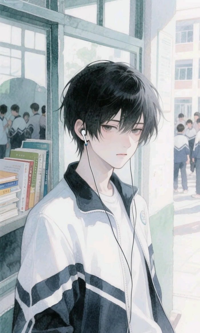 trai anime học sinh