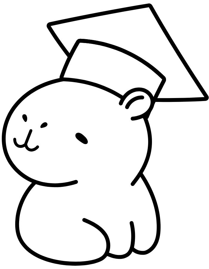 tranh tô màu capybara và những người bạn