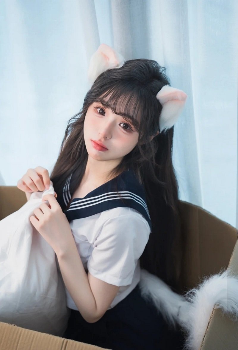 ảnh cosplay mèo nóng bỏng