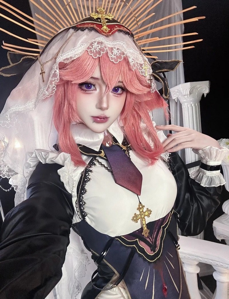 cosplay yae miko bổ mắt