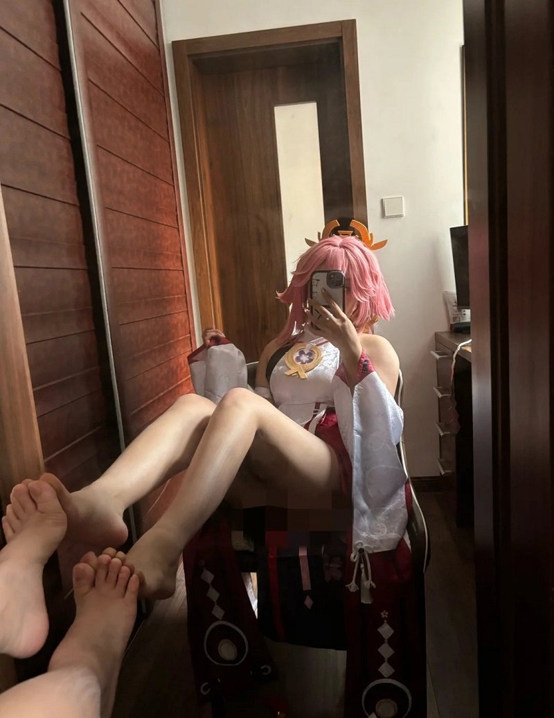 cosplay yae miko tiktok