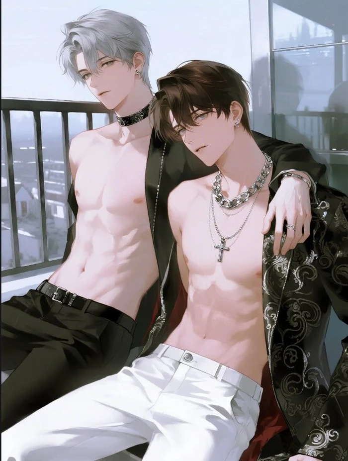 ảnh trai anime cơ bắp