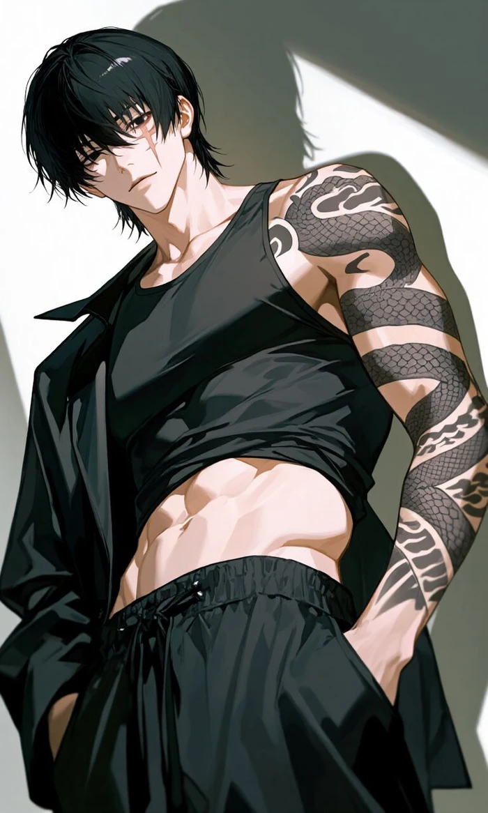 trai anime phong cách hiện đại