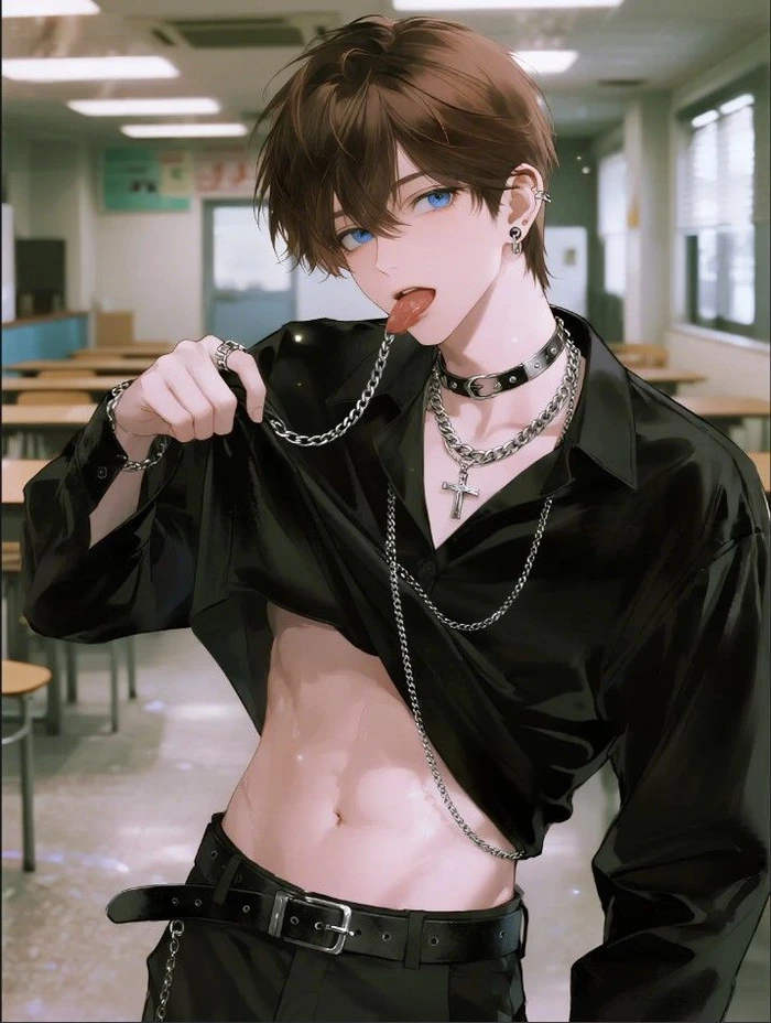 trai anime thể hình săn chắc