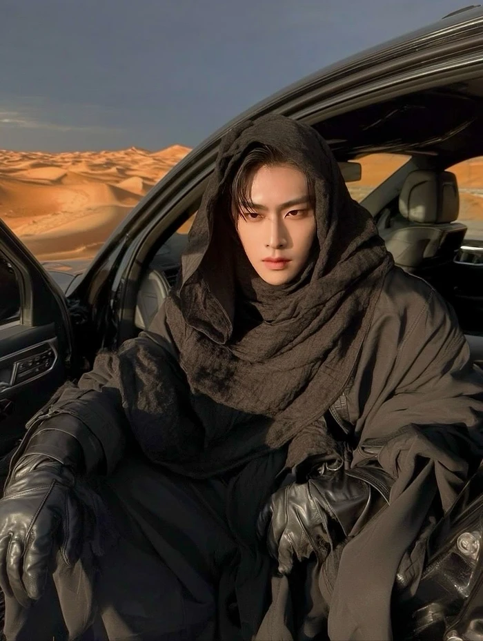 trai dep han voi toc dai