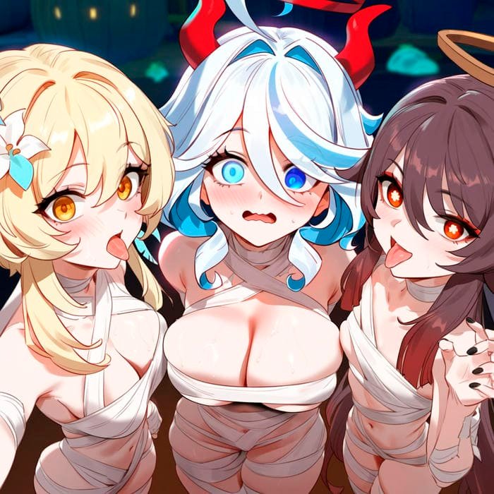 Bộ ảnh lumine hentai khiến lòng người say đắm