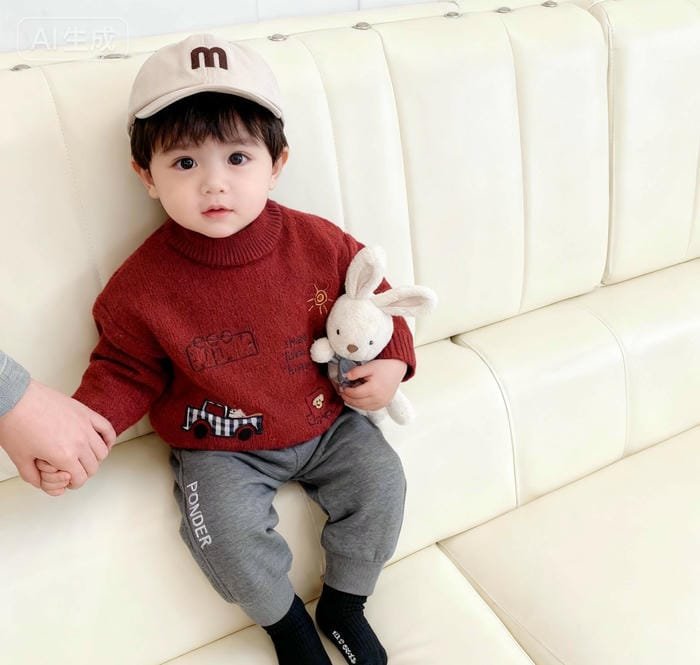 em bé đẹp trai với mắt to