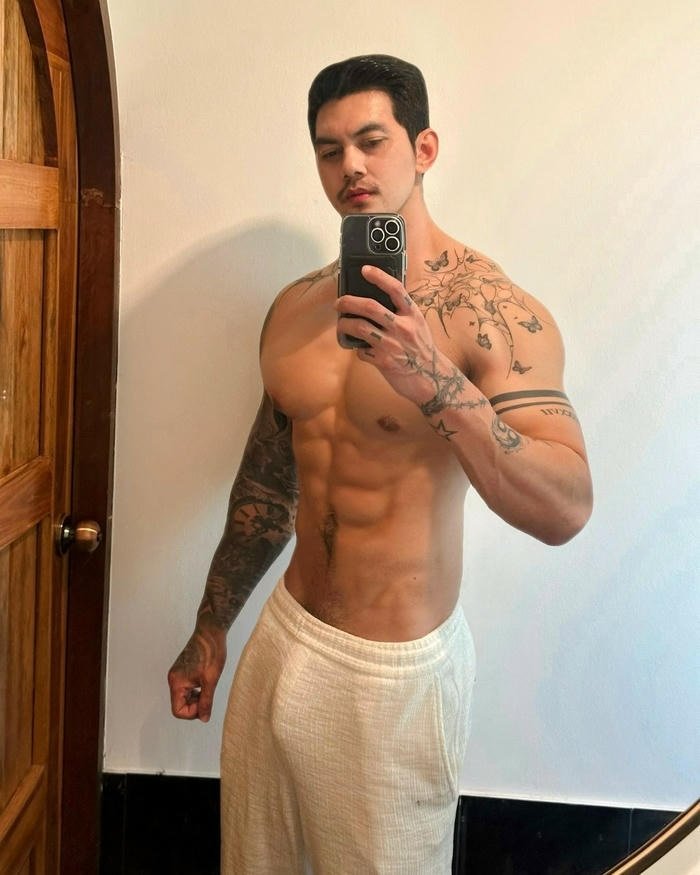 hình trai tập gym